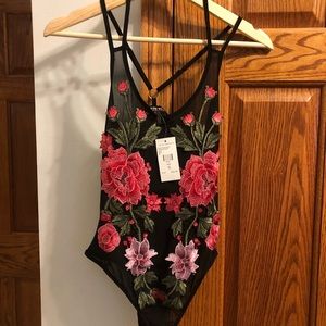 Floral bodysuit